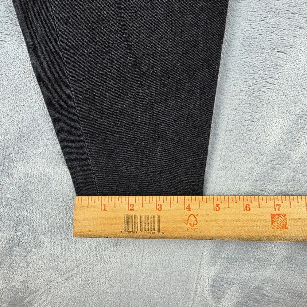 7 For All Mankind Aubrey High Rise Skinny Jeans Distressed Black Size 27